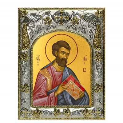 Икона в окладе - Апостол Марк - арт. а462