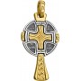 Крест нательный - "Четыре Евангелиста" (серебро 925 с позолотой) - арт. 100570
