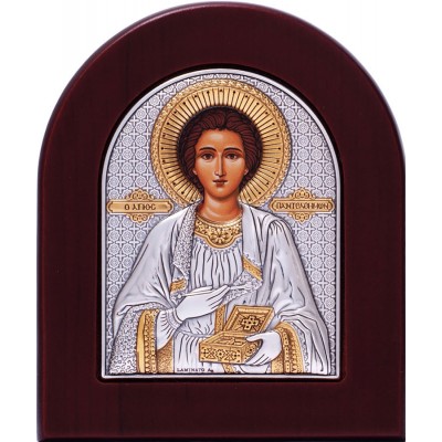 Икона св. Пантелеймон 15,6х19 см - арт. EK4XAG-023