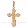 Крест с бриллиантами (золото 585) - арт. 11-0447