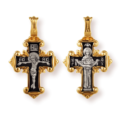 Православны​й крест - Распятие Христово. Покров Пресвятой Богородицы - арт. 8134