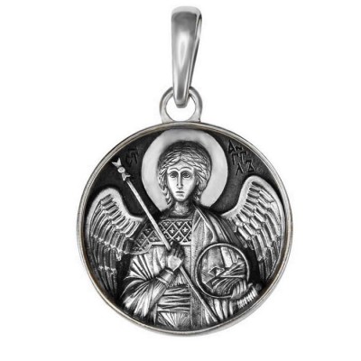Образок Святого Ангела Господня (серебро 925) - арт. 200726с