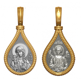 Образок - Святая мученица Иулиания (Ульяна) - арт. 06.043