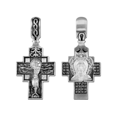 Крест нательный (православный) серебро 925 - арт. 3365