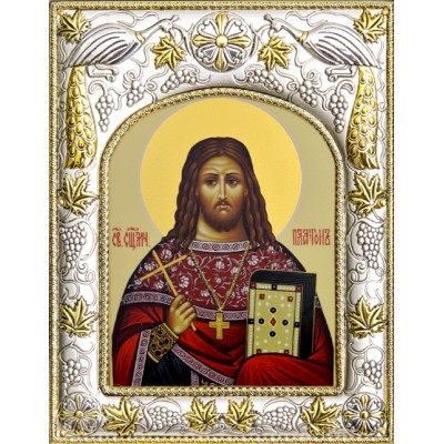 Икона в окладе - Платон Анкирский - арт. а559