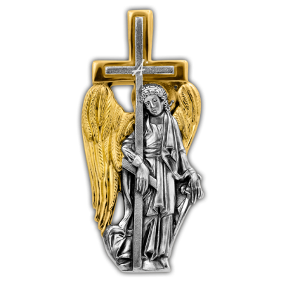 Образок нательный - Ангел Хранитель, несущий Крест - арт. 102.280
