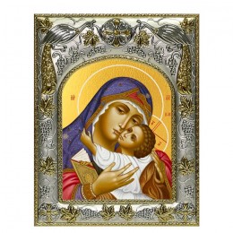 Икона Божией Матери "Сладкое лобзание" - арт. а280