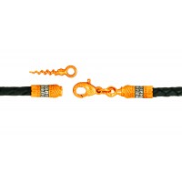 Разборный кожаный шнурок (плетеный вручную) - арт. 090012