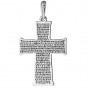 Крест с молитвой (серебро 925 с позолотой) - арт. 839