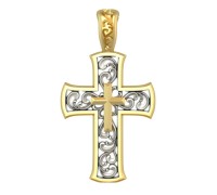 Крест нательный - "Спаси и Сохрани" - арт. 17.017