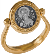 Перстень с иконой - "Святая мученица Наталия" - арт. ПС089
