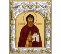 Икона в окладе - Даниил Московский - арт. а412 Икона в окладе - Даниил Московский - арт. а412