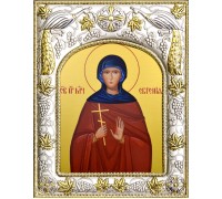 Икона в окладе - Святая Евгения, Римская - арт. а1001