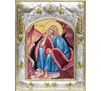 Икона в окладе - Святой Илья Пророк - арт. а424 Икона в окладе - Святой Илья Пророк - арт. а424