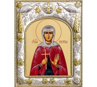 Икона в окладе - Святая Кристина - арт. а516