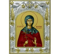 Икона в окладе - Святая Марина - арт. А-563