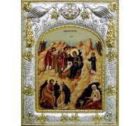 Икона в окладе - Рождество Христово - арт. а041