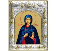 Икона в окладе - Святая София мученица - арт. А-579