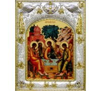 Икона в окладе - Святая Троица - арт. а119