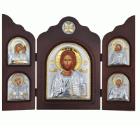 Триптих - Спаситель, БМ Казанская, БМ Семистрельная, БМ Владимирская, Блаж. Матрона - арт. Ts53014214