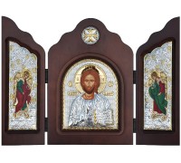 Триптих - Спаситель с Ангелами Хранителями - арт. TS33013213-C