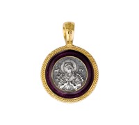 Образок - "Божия Матерь Семистрельная" ("Умягчение злых сердец") - арт. 02.071