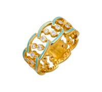 Кольцо с эмалью - арт. 30.006