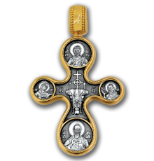 Крест нательный - "Этимасия. Восемь святых" - арт. 101.059