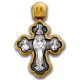 Крест нательный - "Распятие. Архангел Рафаил и святые целители" - арт. 101.209