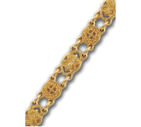 Цепь "Византийская" (серебро с позолотой) - арт. 105.225-П