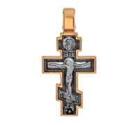 Крест нательный - Распятие - Ангел Хранитель. Архангел Михаил - арт. 101.516П
