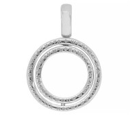 Подвеска "Двоесловие" - молитвы к Господу Богу и Пресвятой Богородице (серебро 925 пробы) артикул 18.087Р