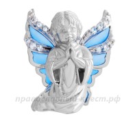 Подвеска - "Ангелочек" (белое золото) - арт. 03-0454