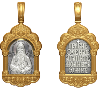 Образок - Преподобный Агапит, врач безмездный - арт. 18.009 