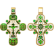 Крест с эмалью - Спаси, Господи, люди Твоя - арт. 19.002