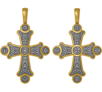 Крест нательный - Хризма. Монограммы Евангелистов - арт. 17.011 