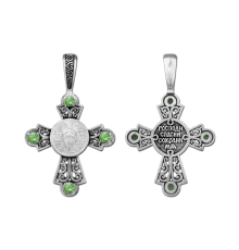 Крест нательный (православный) серебро 925 - арт. 3294