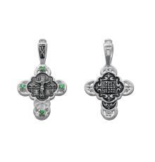 Крест нательный (православный) серебро 925 - арт. 3361