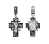 Крест нательный (православный) серебро 925 - арт. 3365