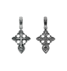Крест нательный (православный) серебро 925 - арт. 3375