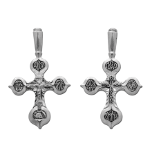 Крест нательный (православный) серебро 925 - арт. 3377