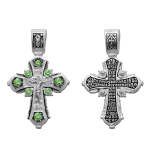 Крест нательный (православный) серебро 925 - арт. 3388