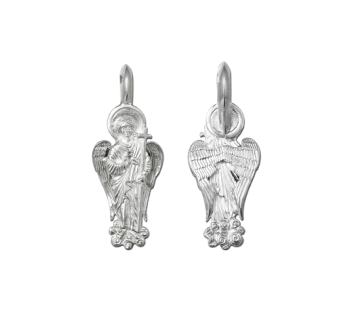 Образок - Ангел хранитель (серебро 925) - арт. 03450
