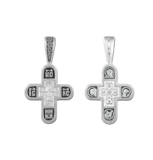Крест нательный (православный) серебро 925 - арт. 3499