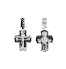 Крест нательный (православный) серебро 925 - арт. 3512