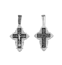 Крест нательный (православный) серебро 925 - арт. 3523