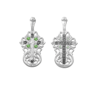 Крест нательный (православный) серебро 925 - арт. 3524 Крест нательный (православный) серебро 925 - арт. 3524