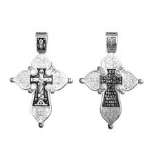 Крест нательный (православный) серебро 925 - арт. 3526