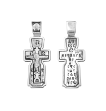 Крест нательный (православный) серебро 925 - арт. 3533