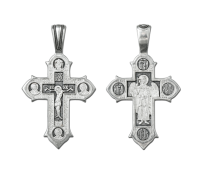 Крест нательный (православный) серебро 925 - арт. 3544 Крест нательный (православный) серебро 925 - арт. 3544